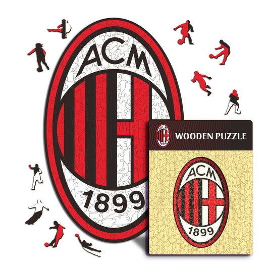 AC Milan® Escudo - Rompecabezas de Madera