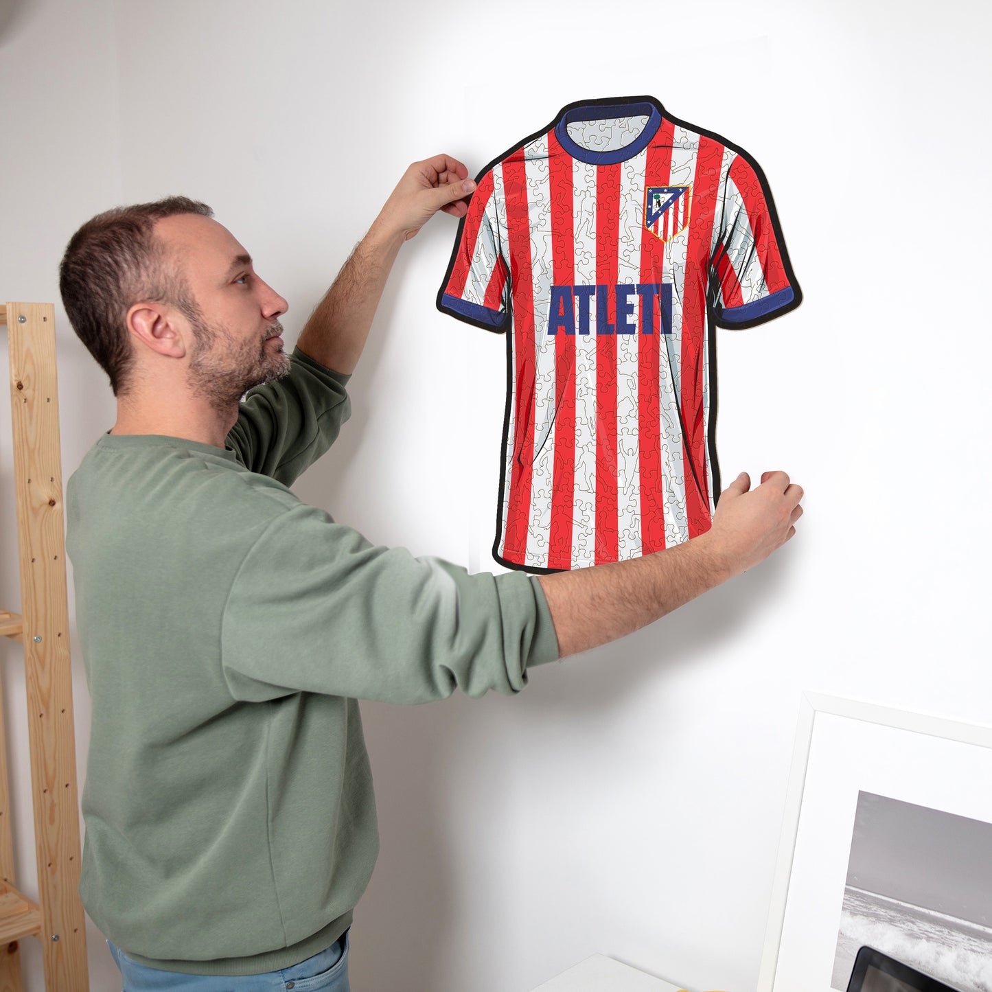 Atlético de Madrid® Jersey - Rompecabezas de Madera
