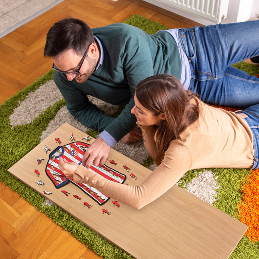 Atlético de Madrid® Jersey - Rompecabezas de Madera