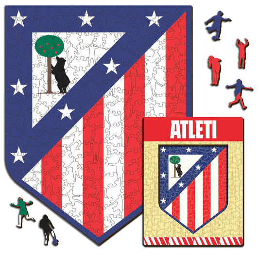 Atlético de Madrid® Escudo - Rompecabezas de Madera