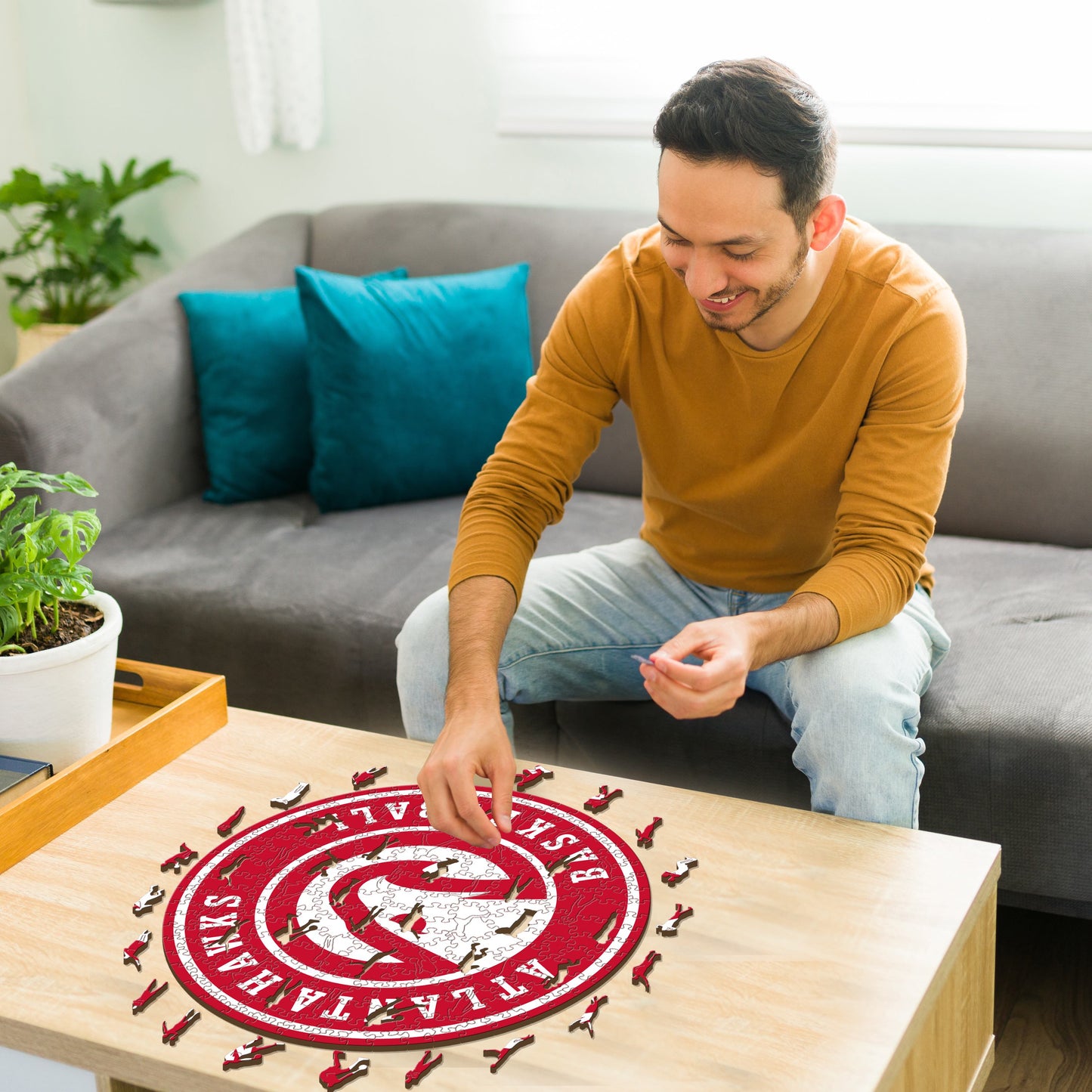 Atlanta Hawks™ - Rompecabezas de Madera