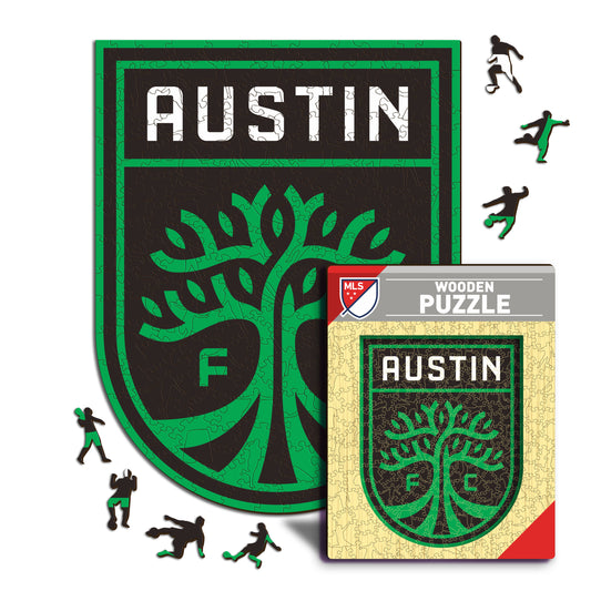 Austin FC® Escudo - Rompecabezas de Madera