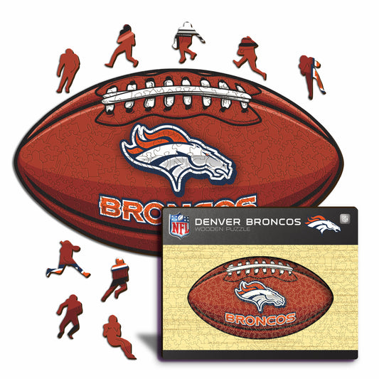 Denver Broncos™ - Rompecabezas de Madera