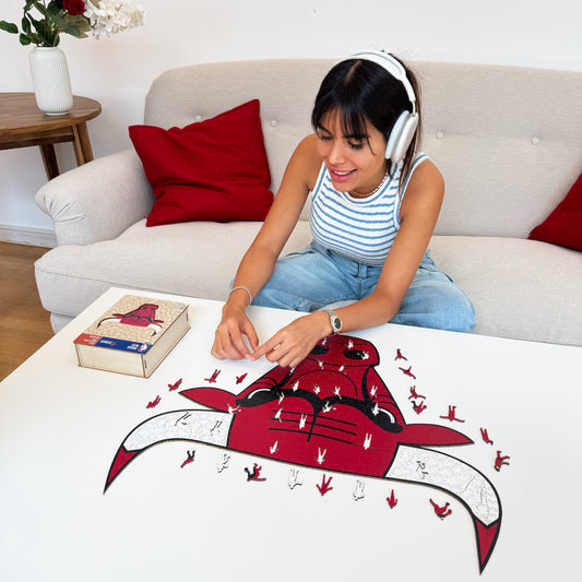 Chicago Bulls™ - Rompecabezas de Madera