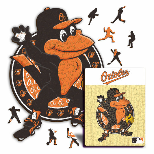 Baltimore Orioles™ Mascota - Rompecabezas de Madera