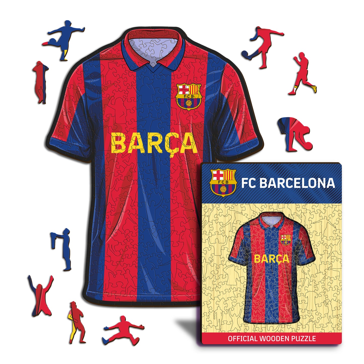 FC Barcelona® Jersey - Rompecabezas de Madera