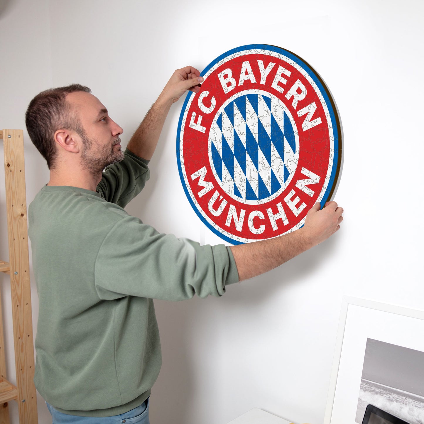FC Bayern Munich® Escudo - Rompecabezas de Madera