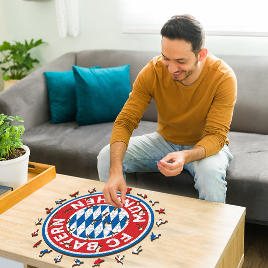 FC Bayern Munich® Escudo - Rompecabezas de Madera