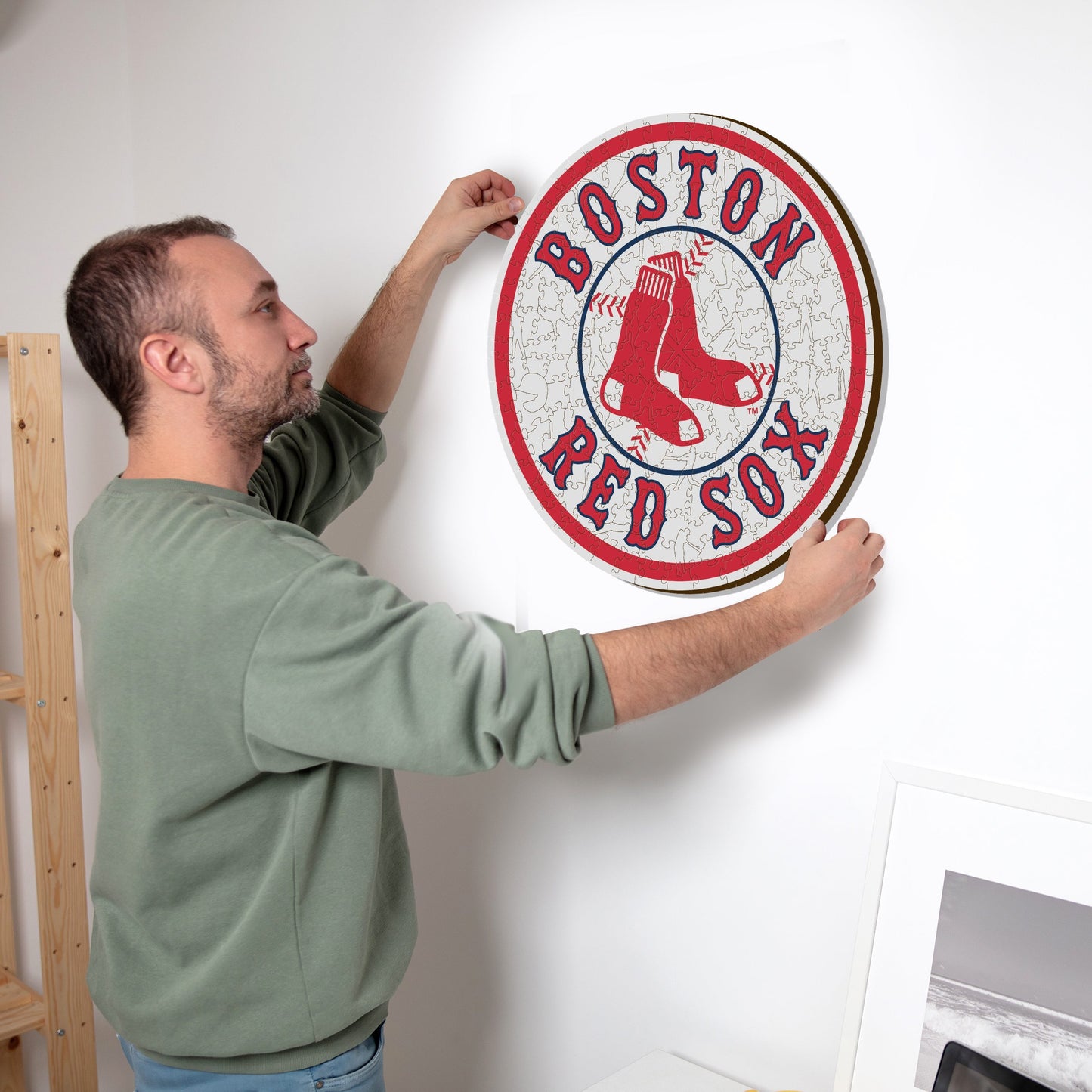 Boston Red Sox™ - Rompecabezas de Madera