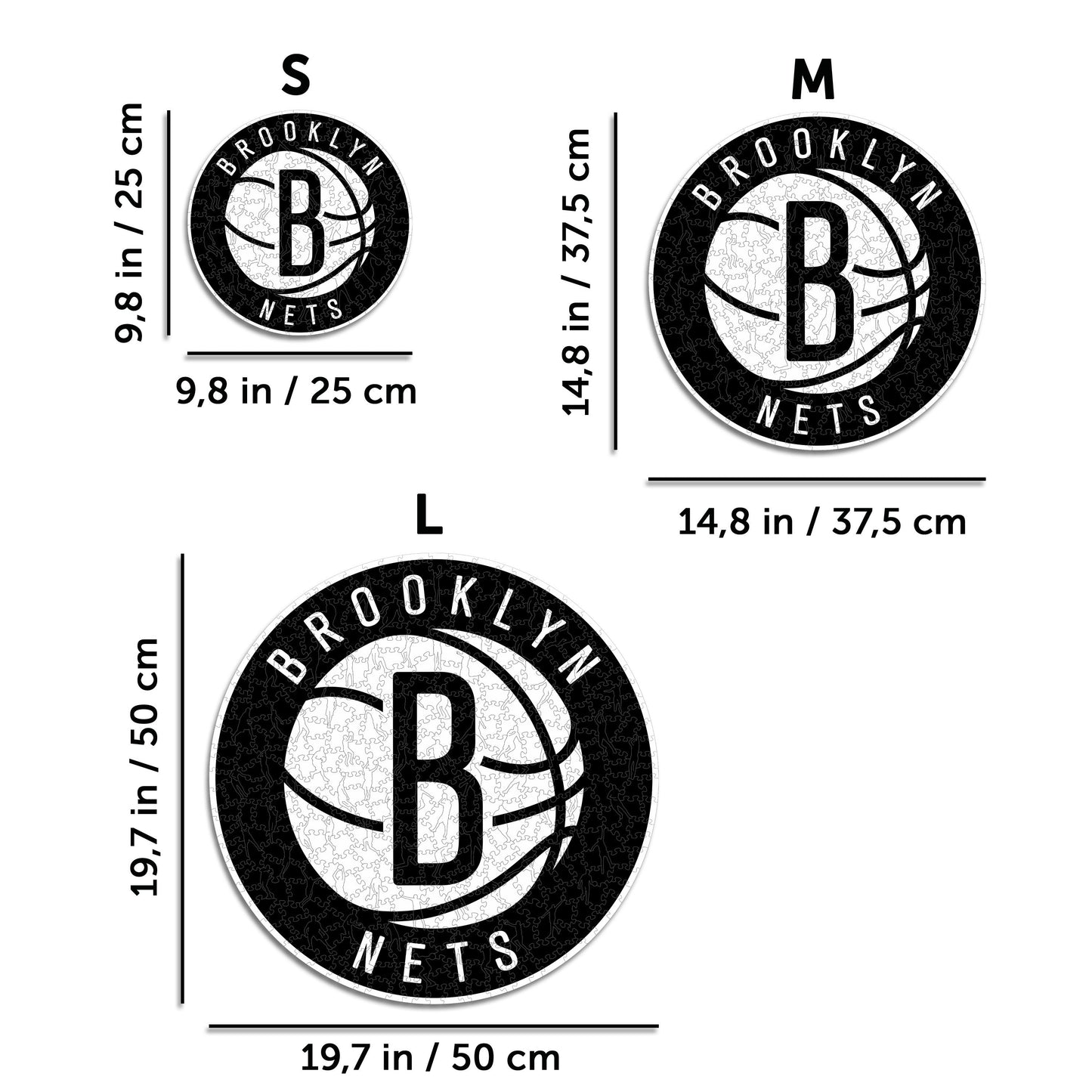 Brooklyn Nets™ - Rompecabezas de Madera