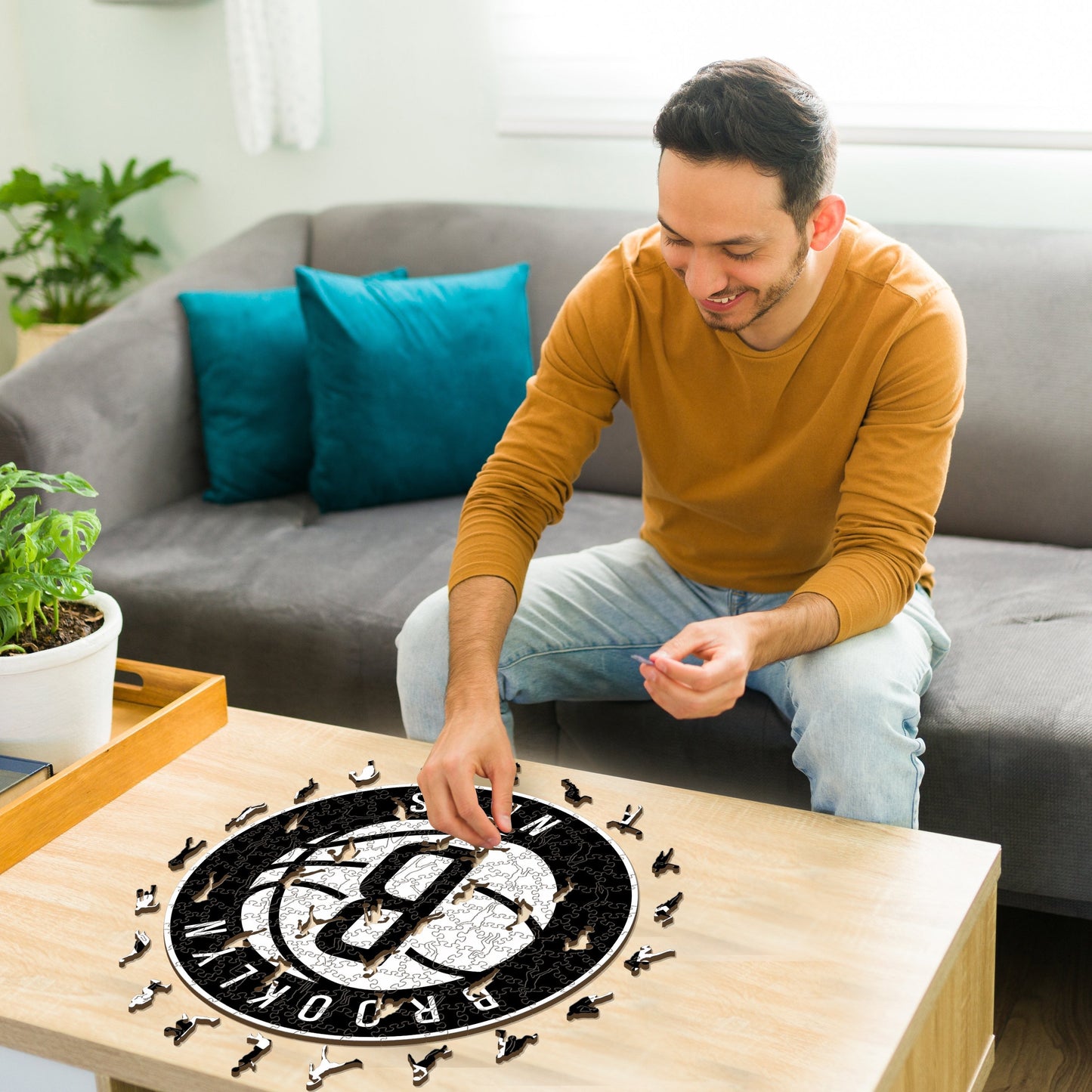 Brooklyn Nets™ - Rompecabezas de Madera