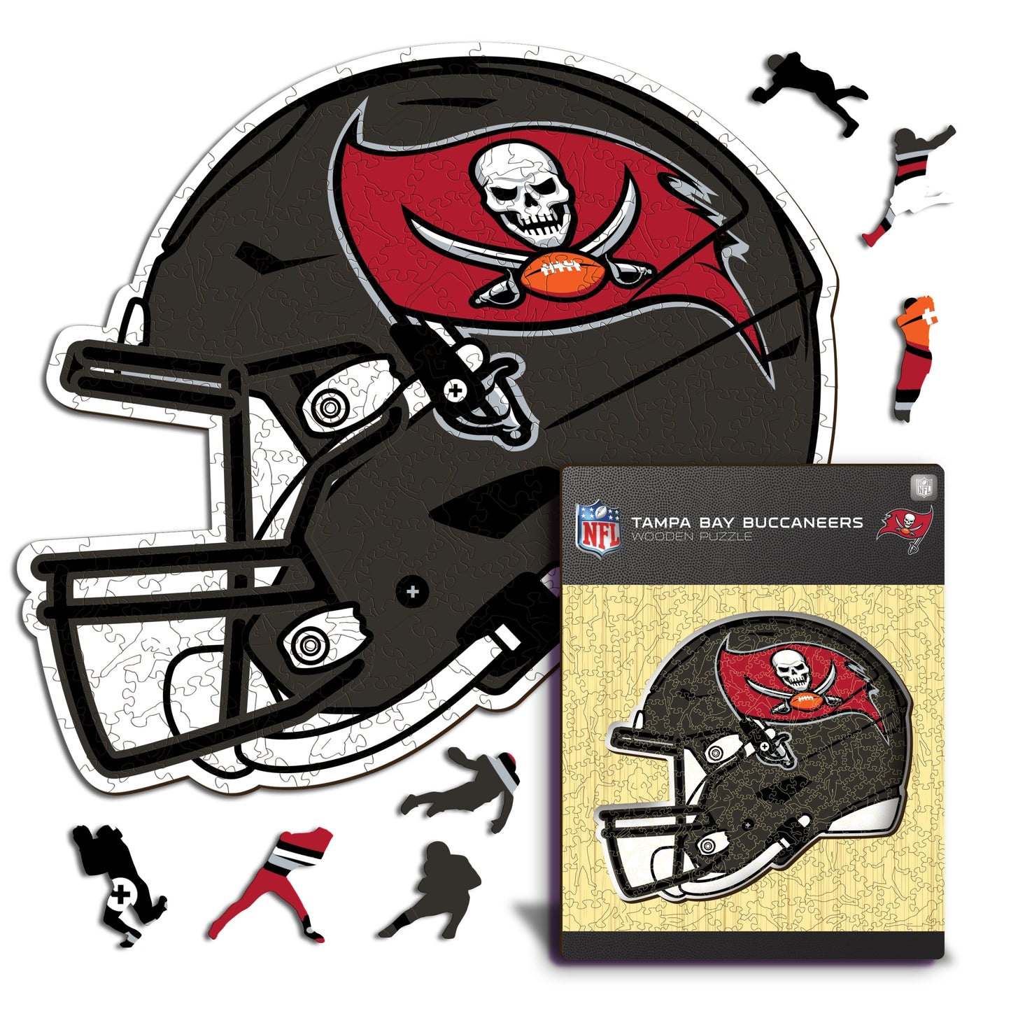 Tampa Bay Buccaneers™ Casco - Rompecabezas de Madera