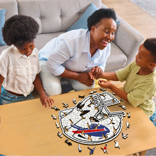 Buffalo Bills™ Casco - Rompecabezas de Madera