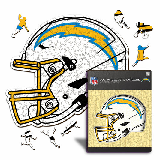 Los Angeles Chargers™ Casco - Rompecabezas de Madera