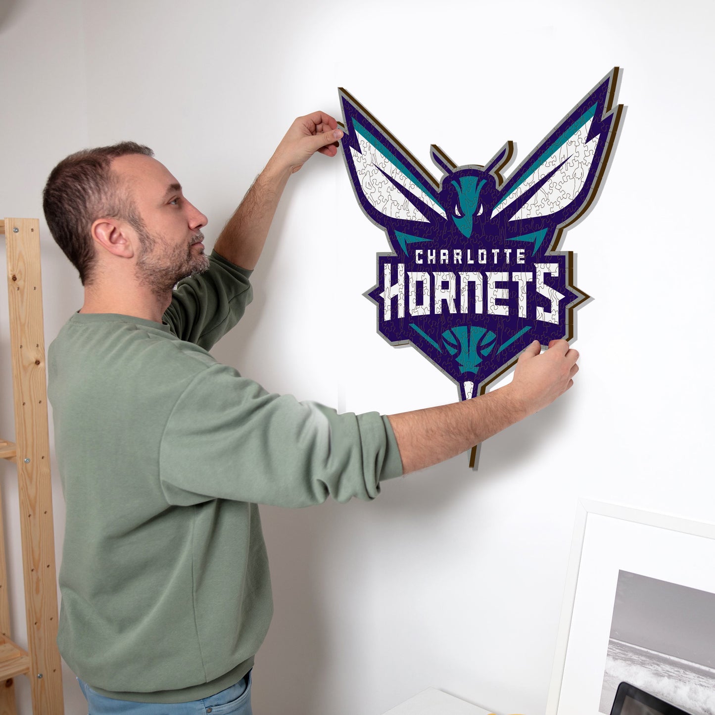 Charlotte Hornets™ - Rompecabezas de Madera