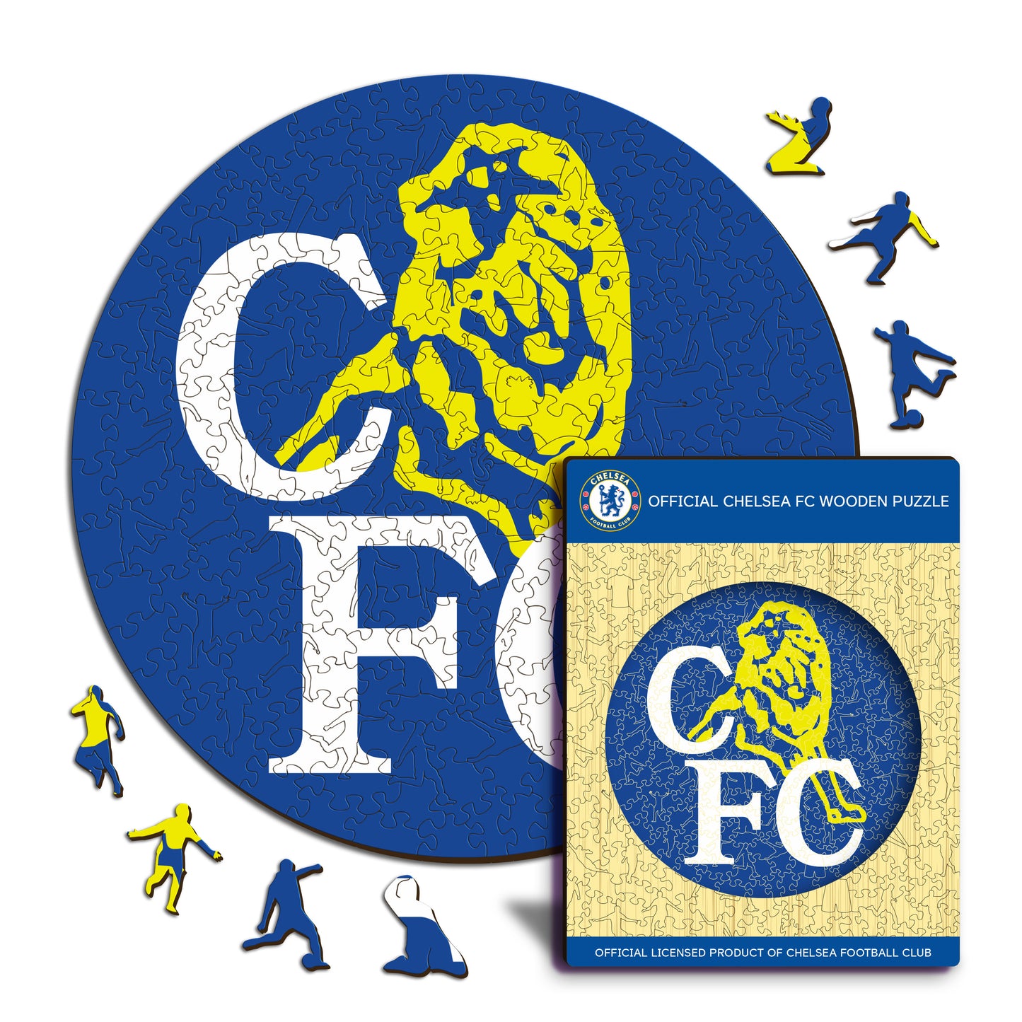 Chelsea FC® Retro Escudo - Rompecabezas de Madera