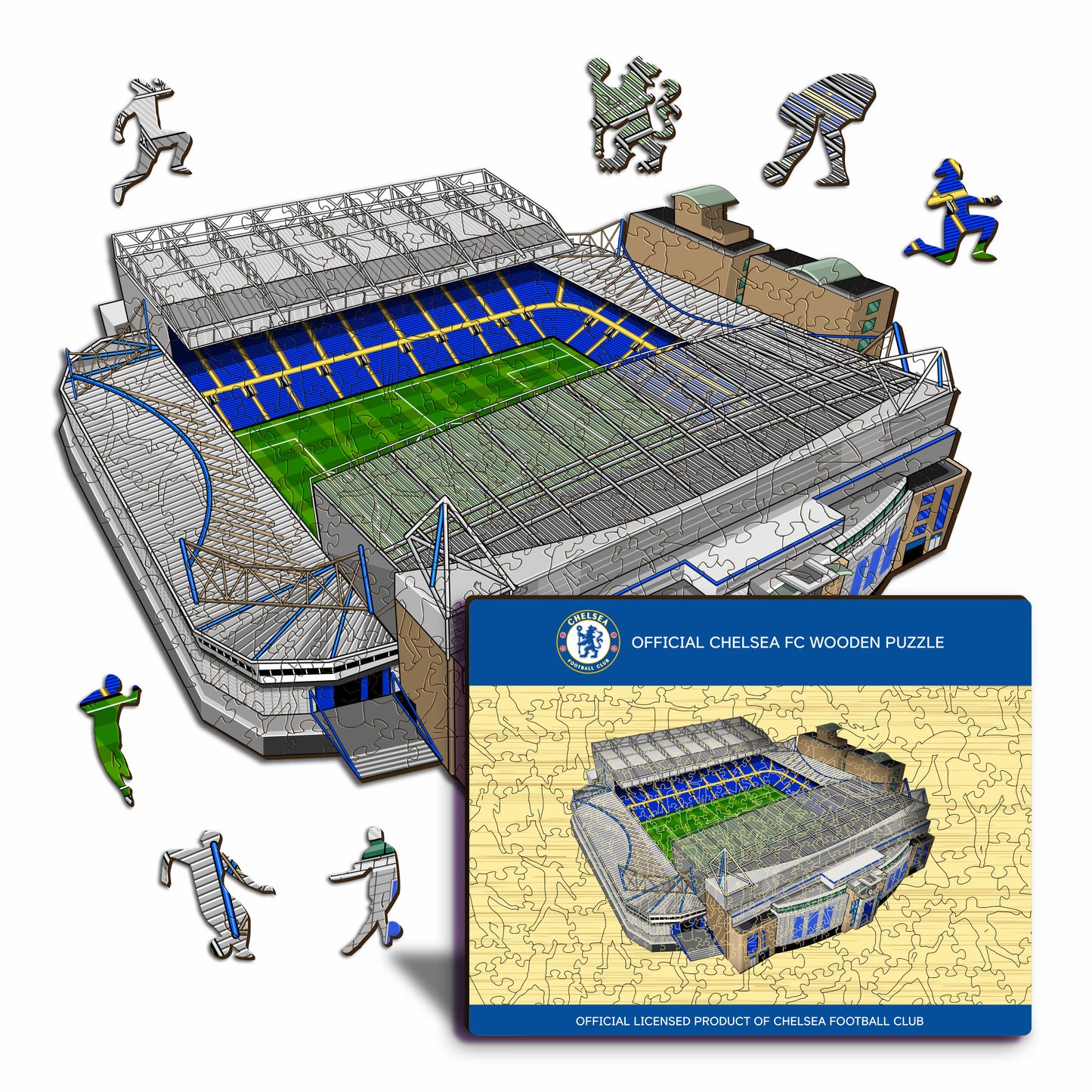 Chelsea FC® Stamford Bridge - Rompecabezas de Madera
