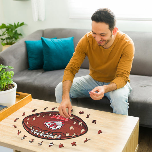 Kansas City Chiefs™ - Rompecabezas de Madera