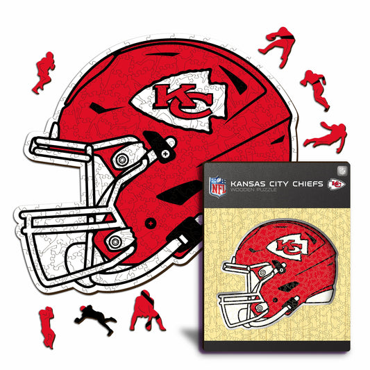 Kansas City Chiefs™ Casco - Rompecabezas de Madera