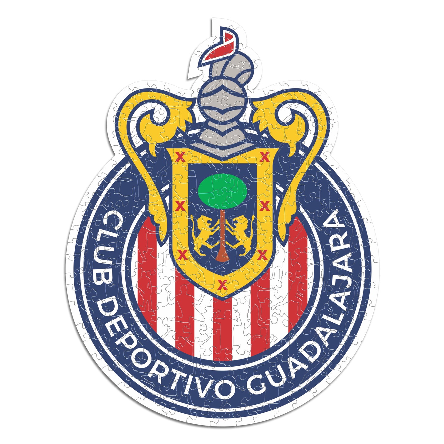 Chivas Guadalajara® Escudo - Rompecabezas de Madera