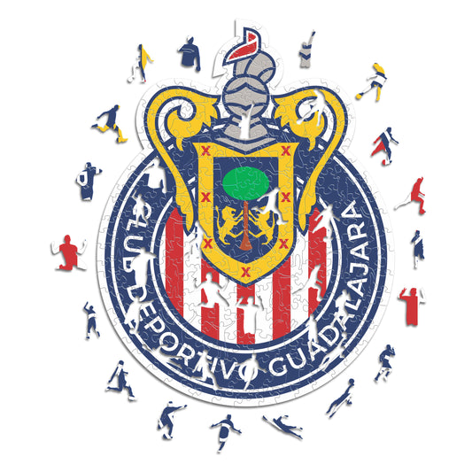 Chivas Guadalajara® Escudo - Rompecabezas de Madera