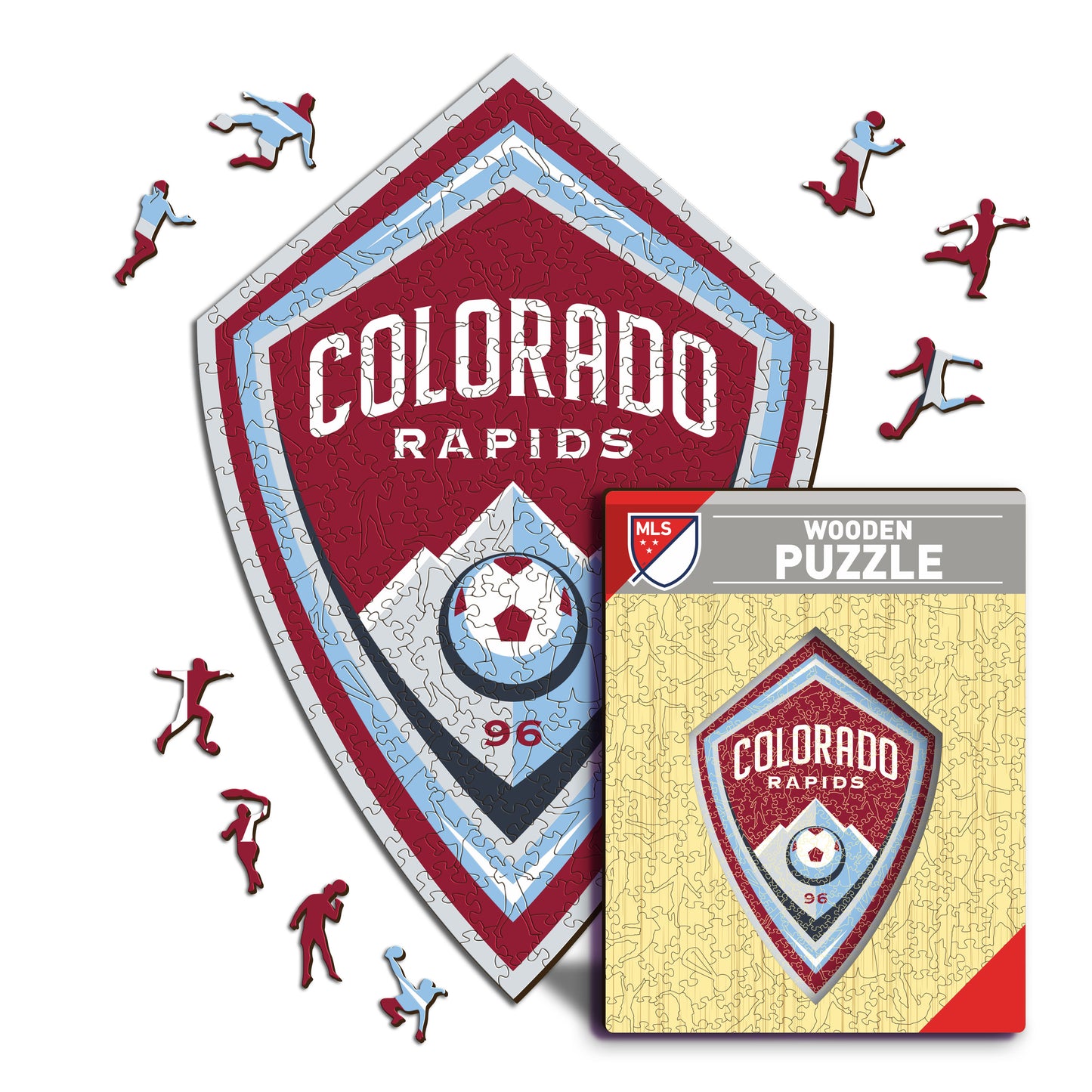 Colorado Rapids® Escudo - Rompecabezas de Madera