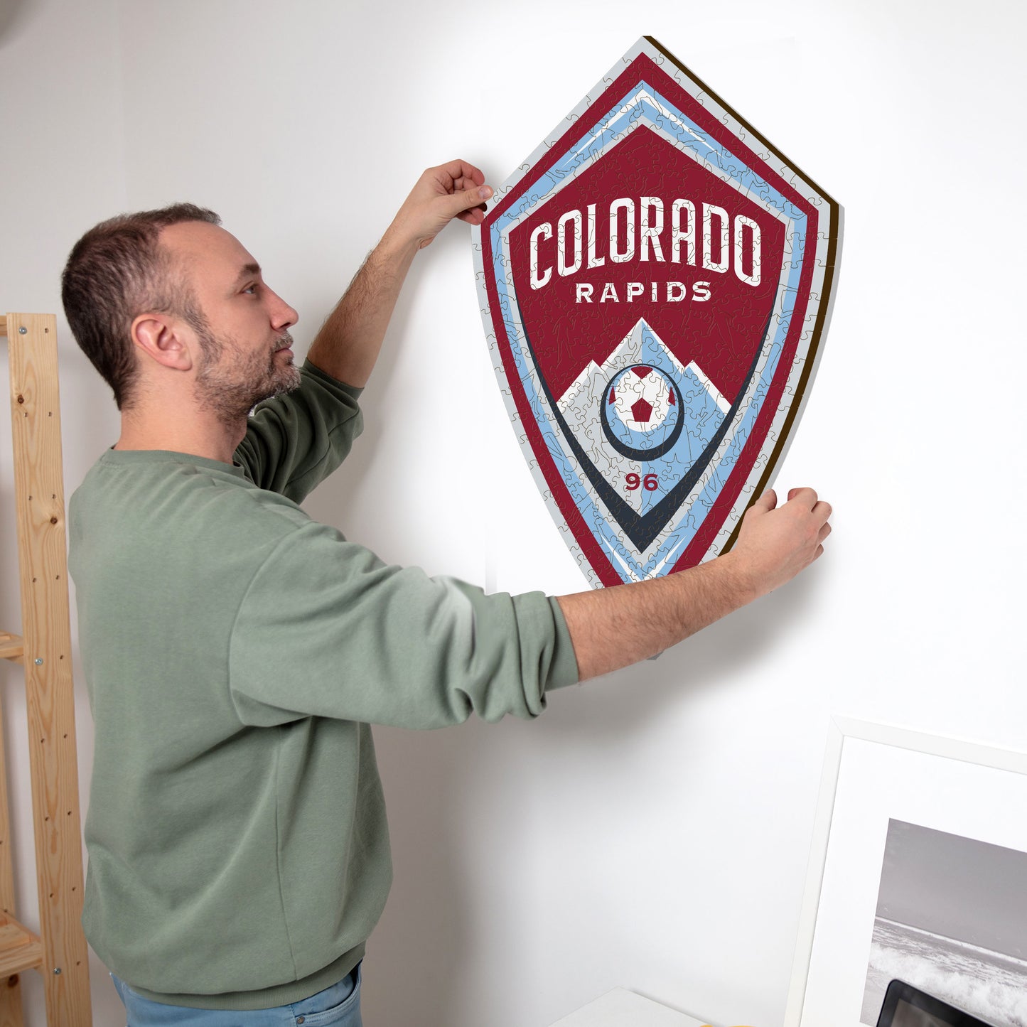 Colorado Rapids® Escudo - Rompecabezas de Madera