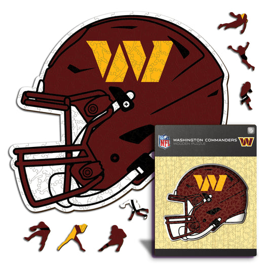 Washington Commanders™ Casco - Rompecabezas de Madera