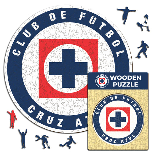Cruz Azul FC® Escudo - Rompecabezas de Madera