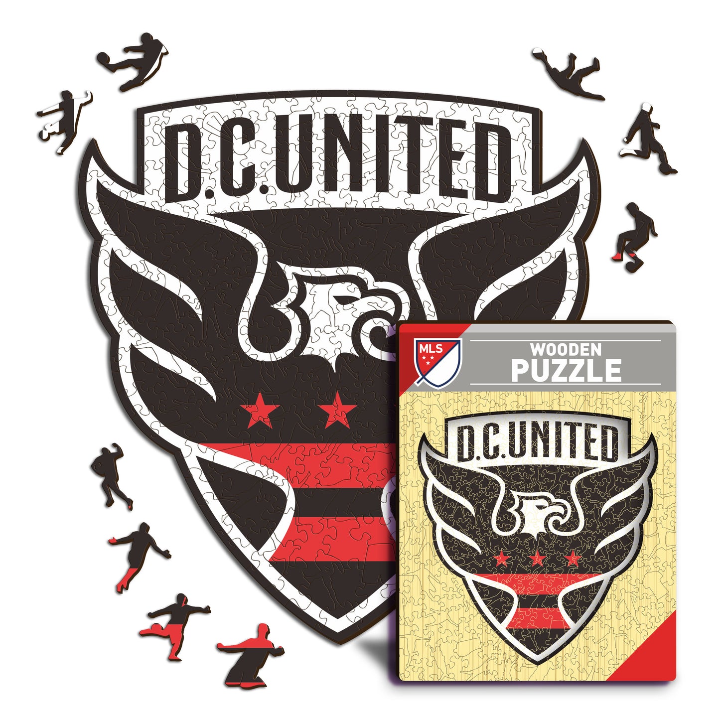 DC United® Escudo - Rompecabezas de Madera