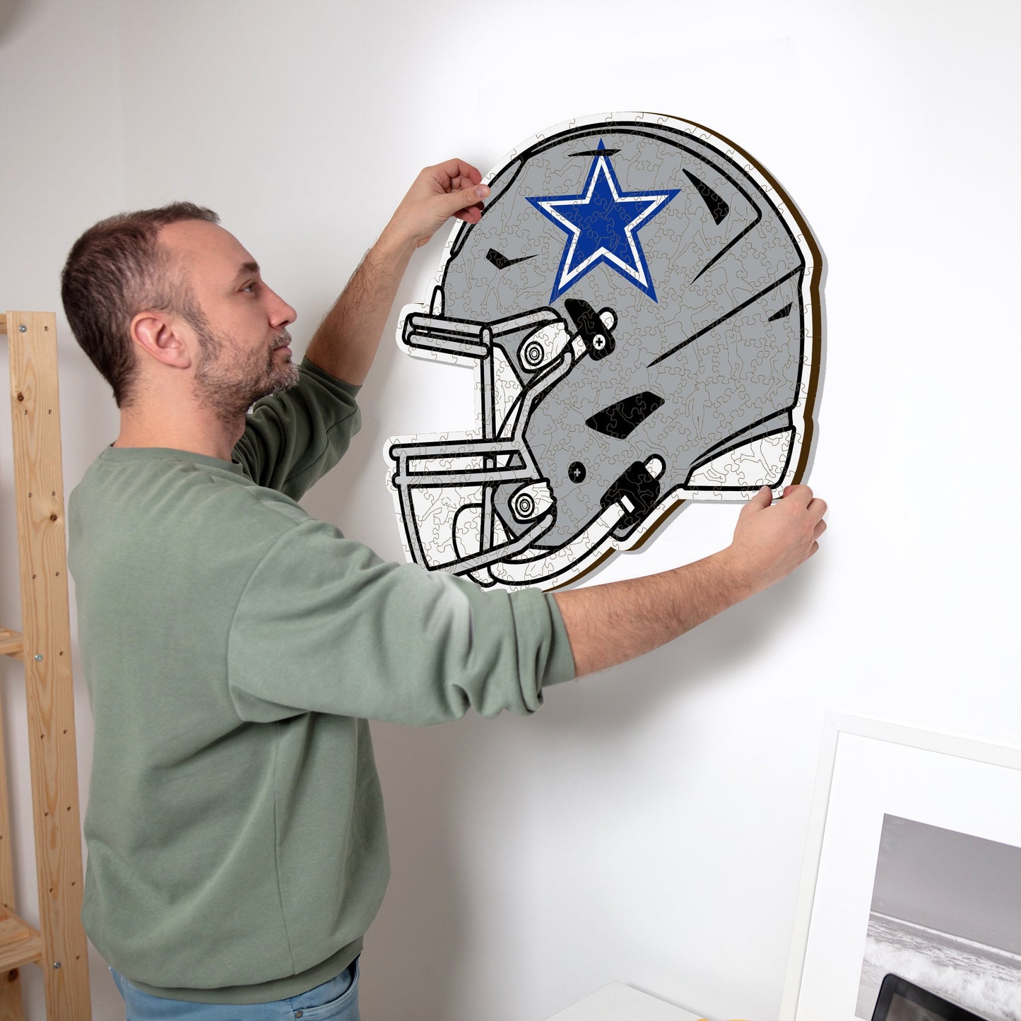 Dallas Cowboys™ Casco - Rompecabezas de Madera