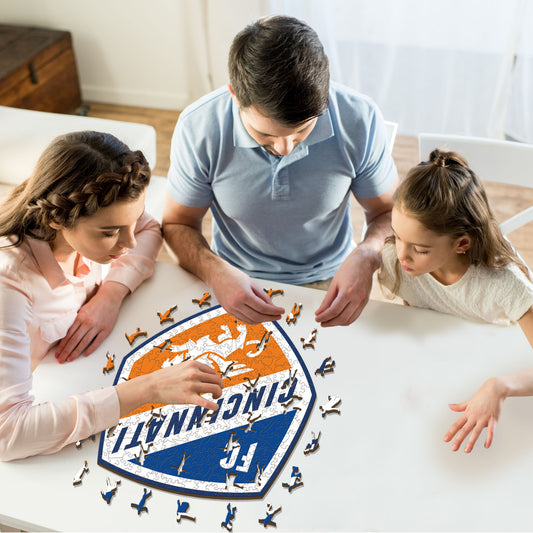 Cincinnati FC® Escudo - Rompecabezas de Madera