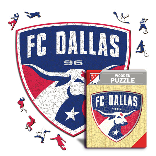 Dallas FC® Escudo - Rompecabezas de Madera