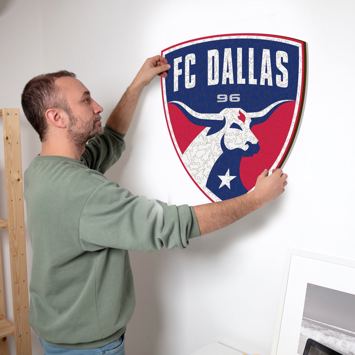 Dallas FC® Escudo - Rompecabezas de Madera