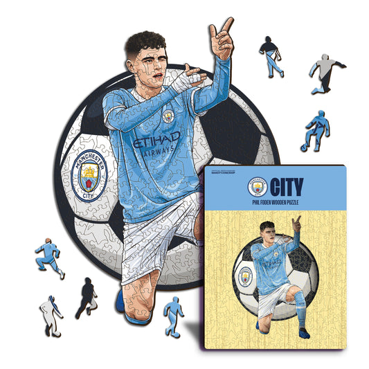 Phil Foden - Rompecabezas de Madera