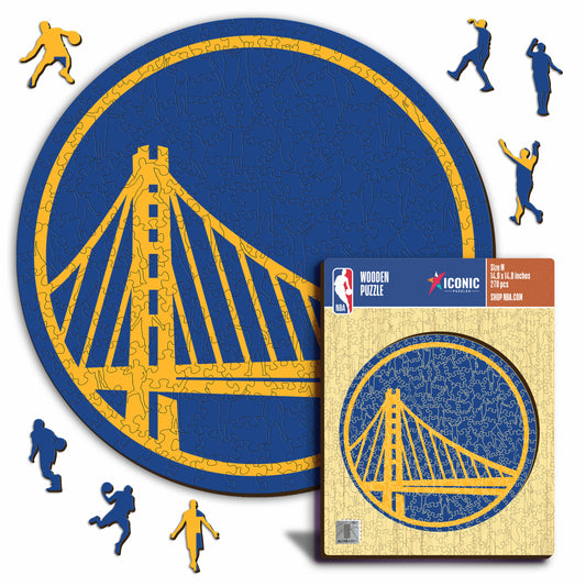 Golden State Warriors™ - Rompecabezas de Madera