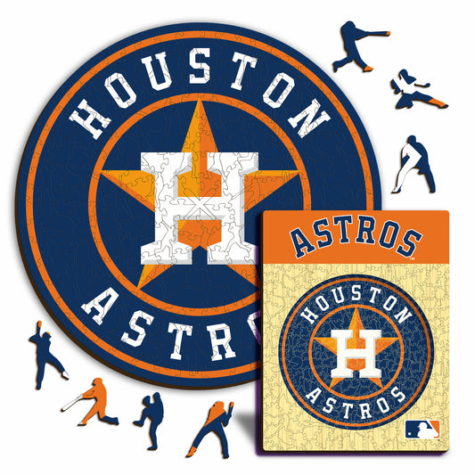 Houston Astros™ - Rompecabezas de Madera