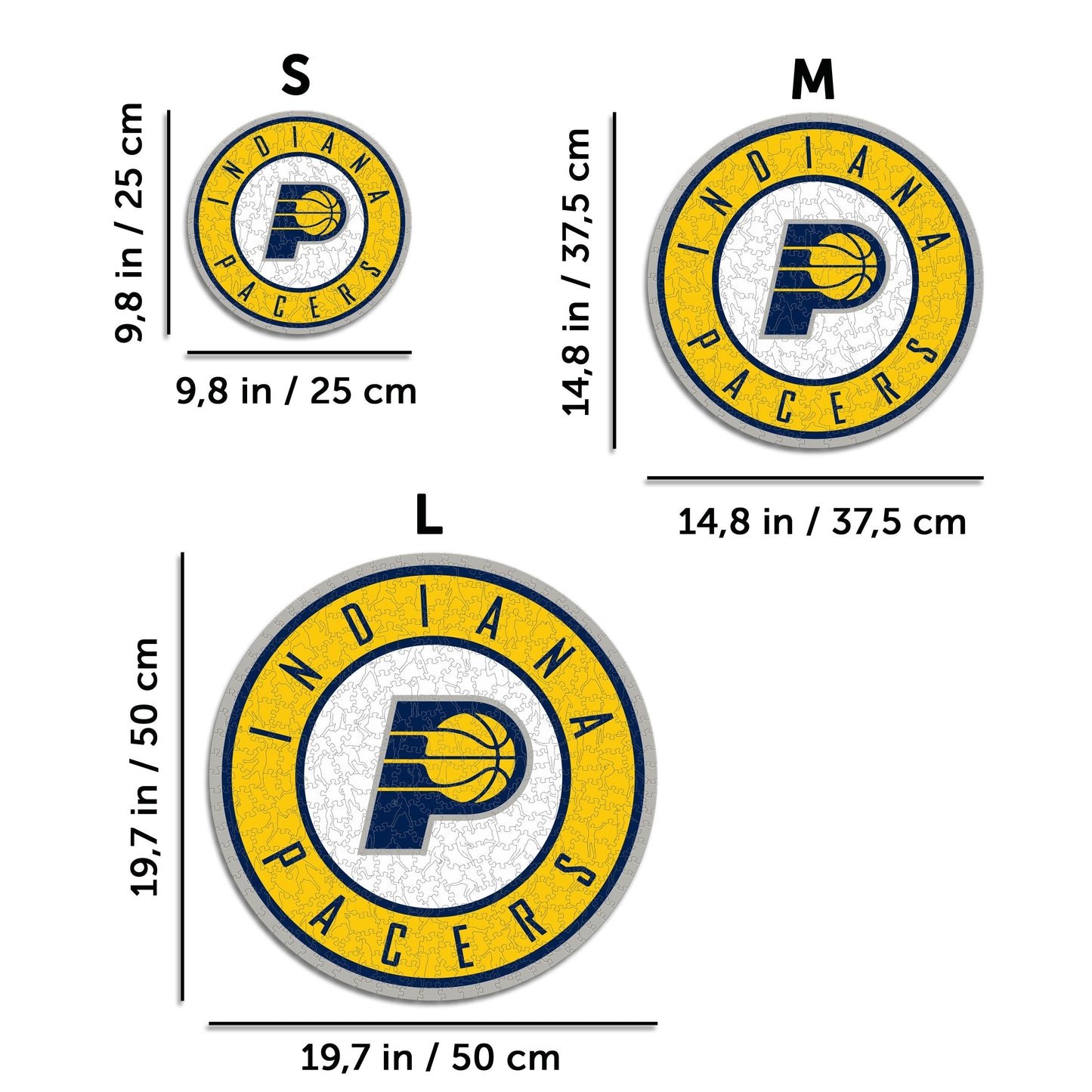 Indiana Pacers™ - Rompecabezas de Madera
