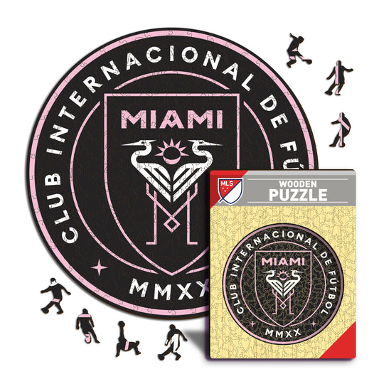 Inter Miami CF® Escudo - Rompecabezas de Madera