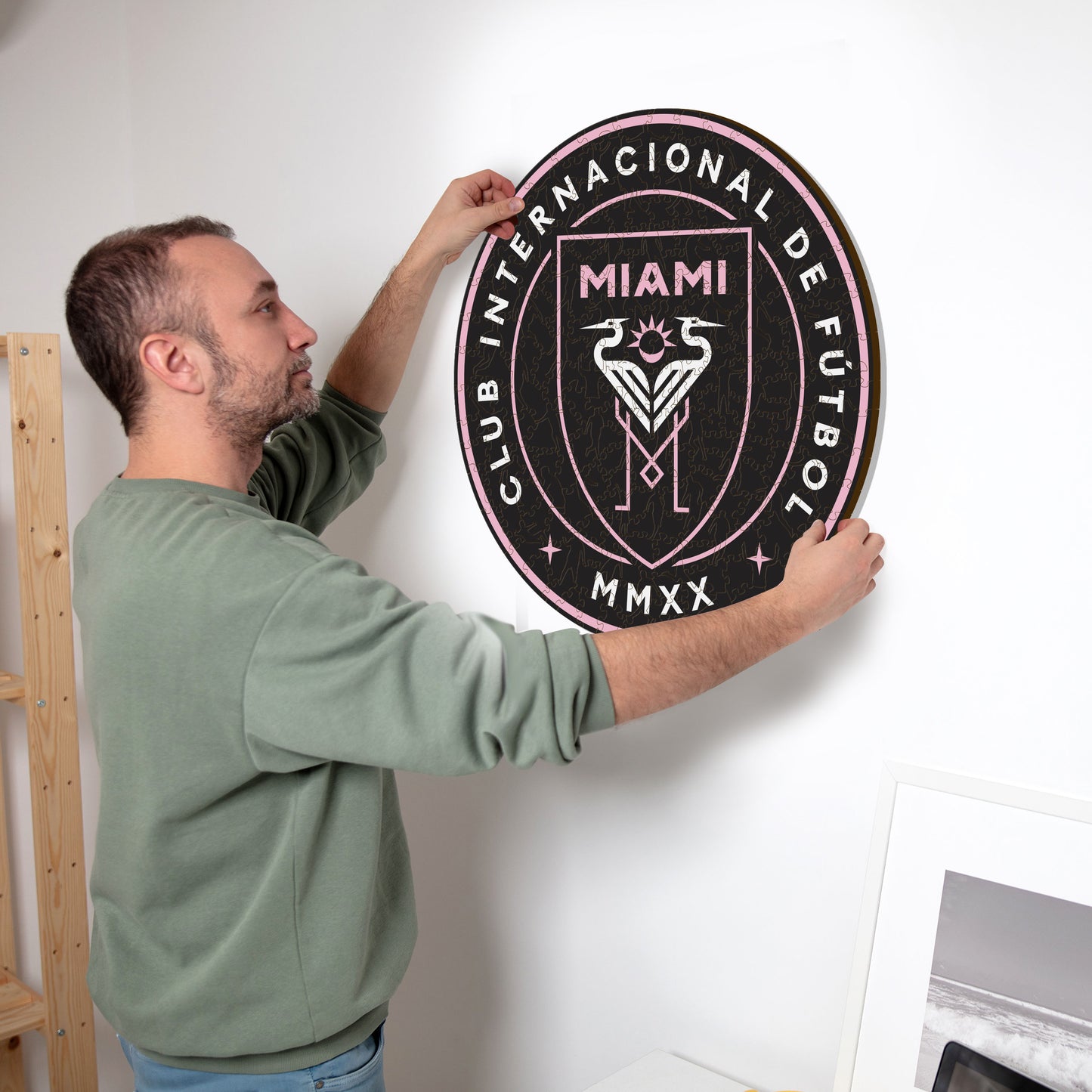 Inter Miami CF® Escudo - Rompecabezas de Madera