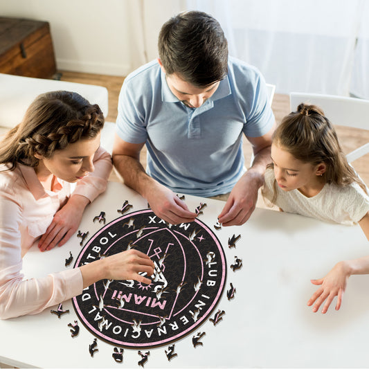 Inter Miami CF® Escudo - Rompecabezas de Madera