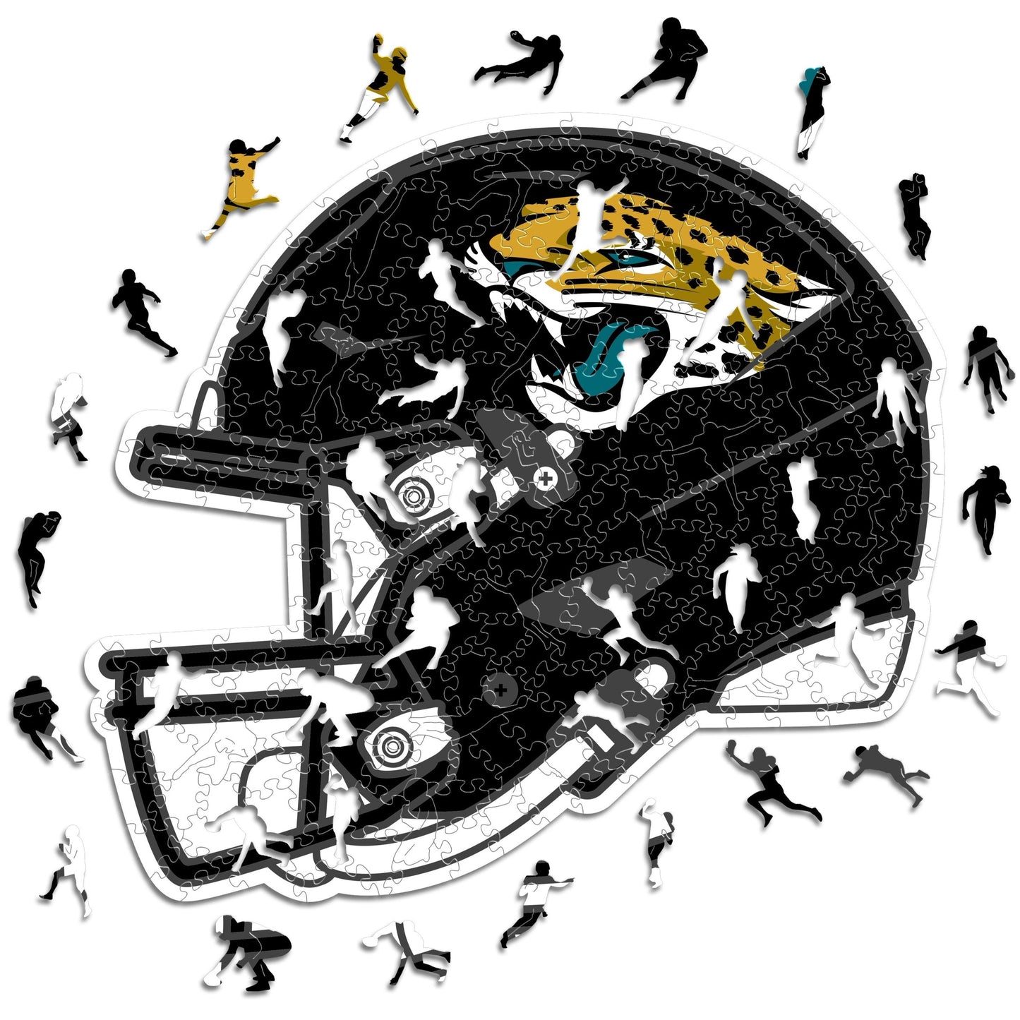 Jacksonville Jaguars™ Casco - Rompecabezas de Madera