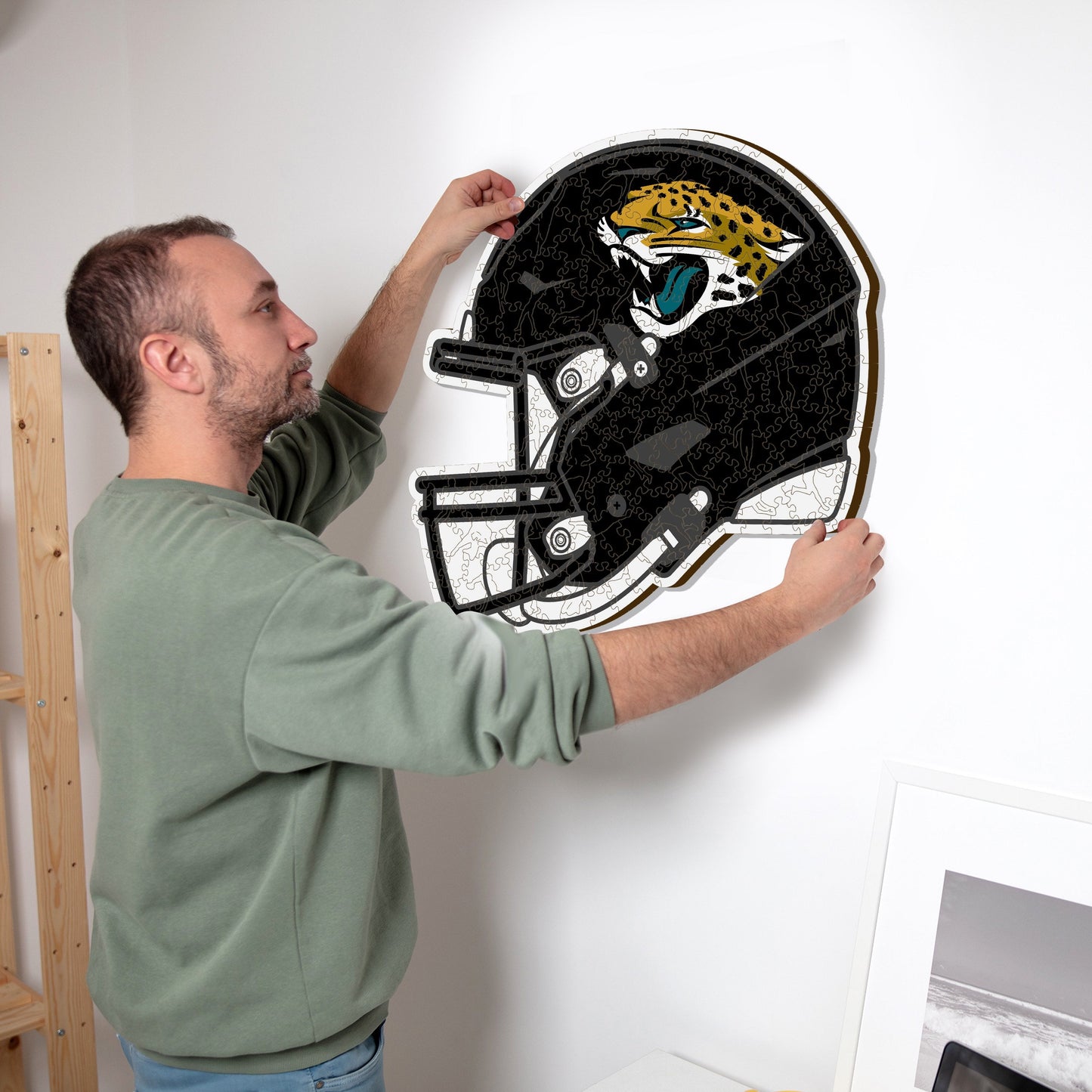 Jacksonville Jaguars™ Casco - Rompecabezas de Madera