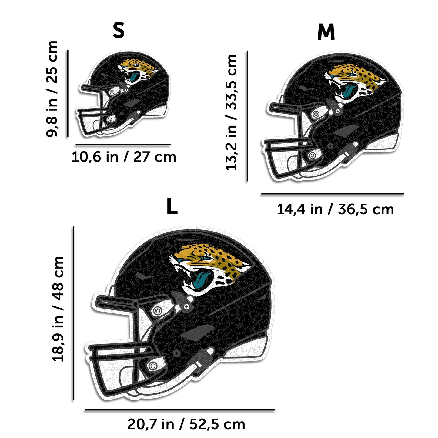 Jacksonville Jaguars™ Casco - Rompecabezas de Madera