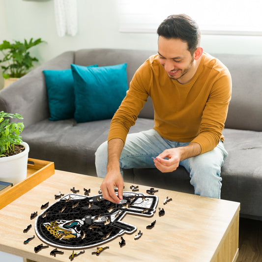 Jacksonville Jaguars™ Casco - Rompecabezas de Madera