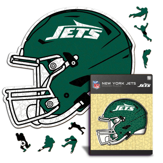 New York Jets™ Casco - Rompecabezas de Madera