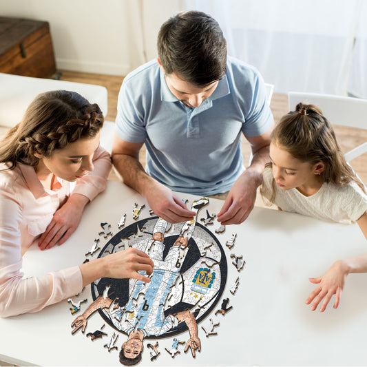 Julian Alvarez - Rompecabezas de Madera