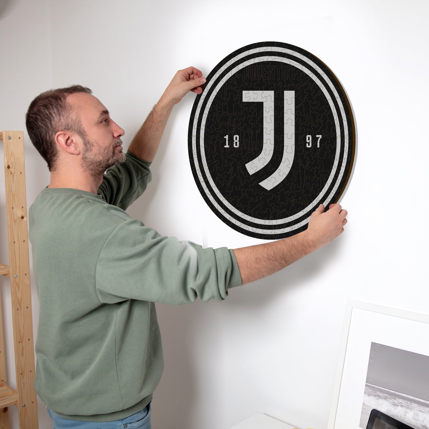 Juventus FC® Escudo - Rompecabezas de Madera