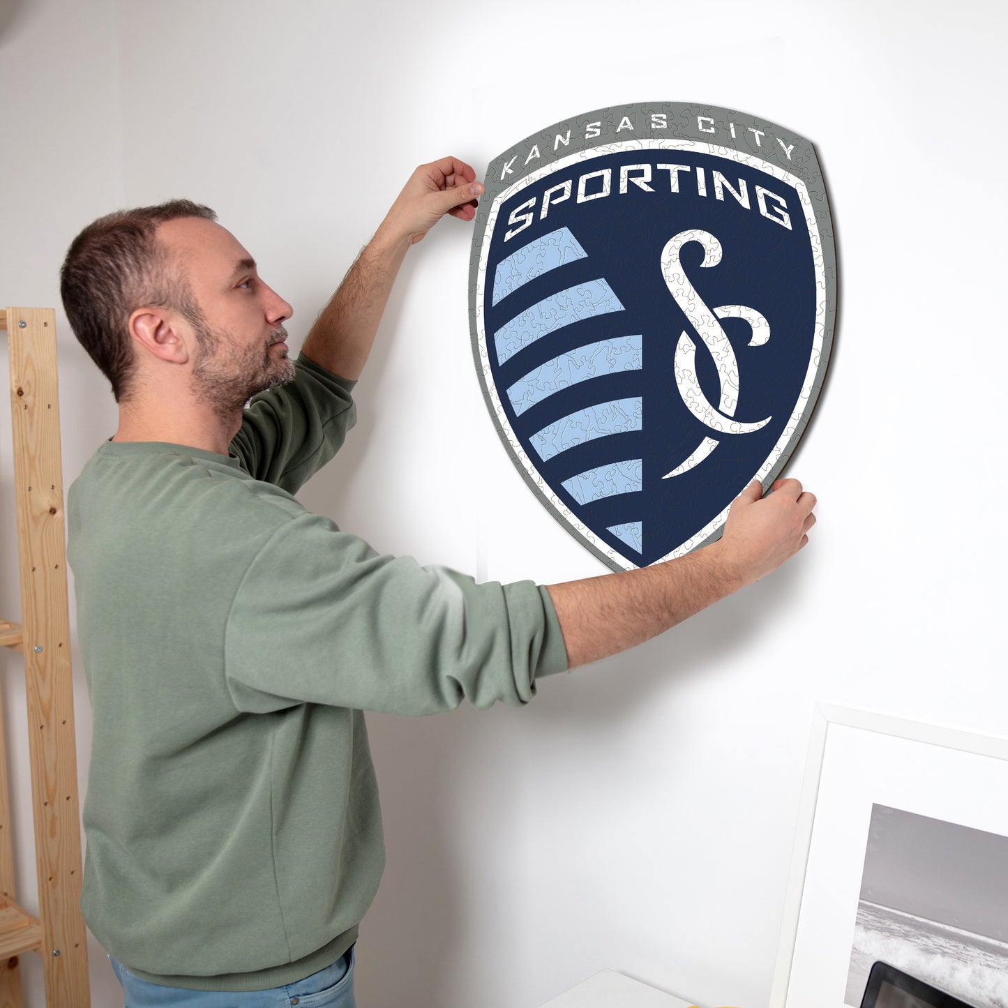 Sporting Kansas City® Escudo - Rompecabezas de Madera