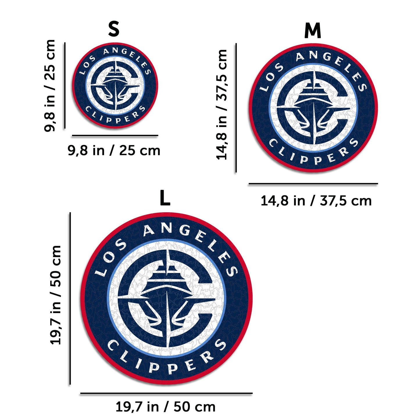 Los Angeles Clippers™ - Rompecabezas de Madera